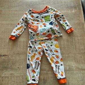 Mudpie Halloween pajama set